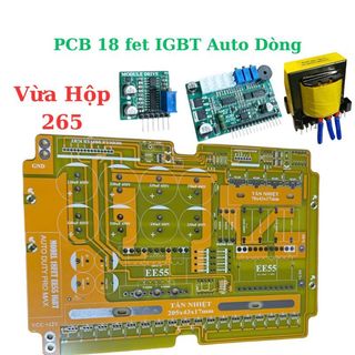 Pcb mạch 18 fet igbt auto nguồn nước + boar dao động + module lái igbt - linhkien hd
