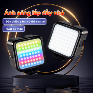 Livestream Đèn Led Mini Đèn hỗ trợ quay phim chụp ảnh Đèn RGB vuông thay đổi màu  Siêu Sáng Cầm Tay livestream