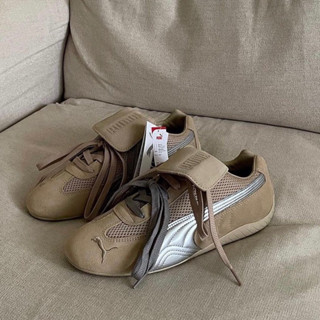 [ CHÍNH HÃNG ] Giày thể thao PUMA x Open Yy Speedcat nâu nhạt nam nữ (Free Ship)