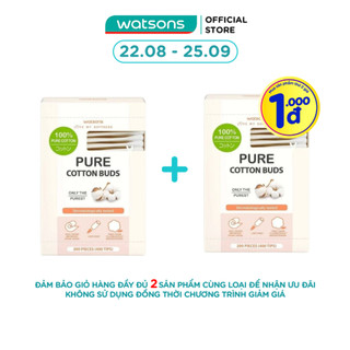 Bông Tăm Watsons Love My Softness Pure Cotton Buds 200 Cây