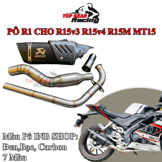 Pô ak R1 cho R15v3, R15v4, MT15, XSR 155 - Đã Có Cổ Pô Lắp như zin <TOPGEAR>