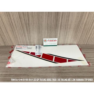 Tem sườn Ex 155 đời 22 GP Trắng 00GE Trái ( xe Trắng Đô ) bản thể thao B5V6 - ( 1 Miếng )