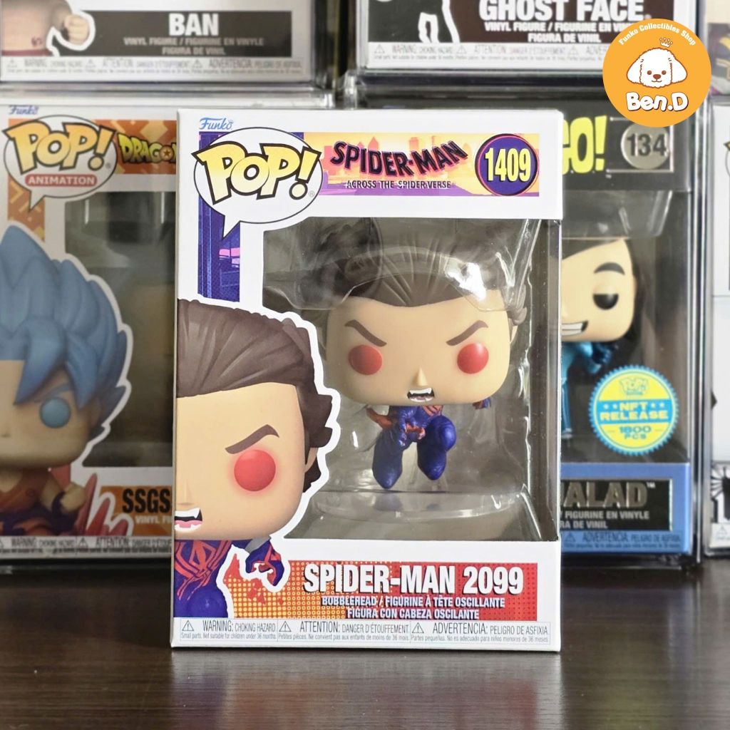 Mô hình Funko POP Marvel: Spider-Man Across The Spider-Verse - Spider-Man 2099 #1409