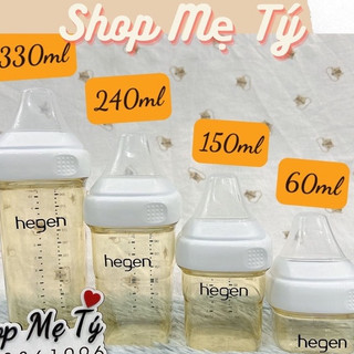 Bình sữa hegen cho bé chính hãng đủ size 60ml/ 150ml/ 240ml/ 330ml