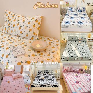 Ga Giường Poly Cotton, Ga Đệm Bo Chun,  Drap giường 1m2, 1m4, 1m6, 1m8 nhiều họa tiết, mẫu mới