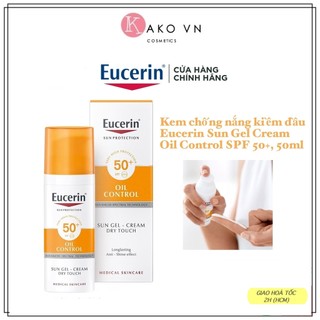 Kem chống nắng kiểm soát dầu Eucerin Sun Gel-Creme Oil Control Dry Touch SPF 50+, 50ml