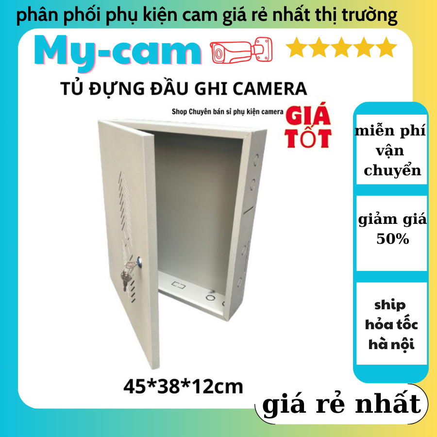 Tủ Đựng Đầu Ghi Camera ,Loại Đẹp 2 Khóa-Kích Thước Tiêu Chuẩn 45*38*12cm