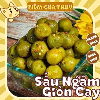500G Sấu Giòn Cay Chua Ngọt, Sấu Tươi Giòn Ngon Đặc Sản Hà Nội, đồ ăn vặt