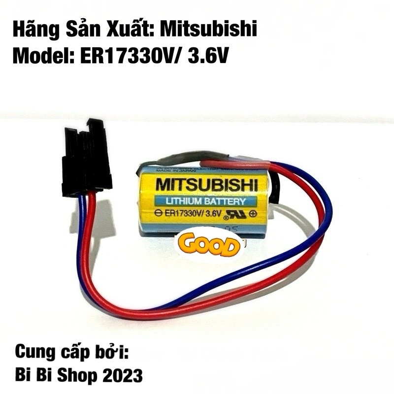 Pin ER17330V/3.6V MITSUBISHI Lithium A6BAT - Pin Nuôi Nguồn Mitsubishi Hàng Nhập Khẩu