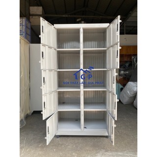 Tủ sắt đựng hồ sơ 10 cửa - sơn tĩnh điện