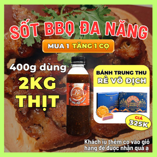 [HỎA TỐC]Sốt Ướp Thịt Nướng BBQ cho heo, bò, gà, cá, hải sản Bếp Xuyên Việt 400g cho 2kg thịt, xốt ướp nướng