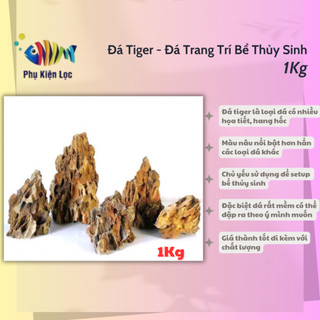 Đá Tiger - Đá Trang Trí Bể Thủy Sinh 1KG