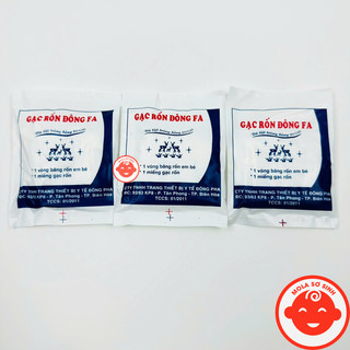 Combo 3 hộp gạc rốn ĐÔNG FA cho bé