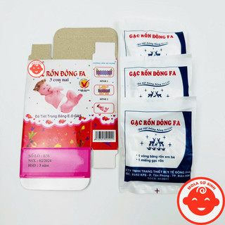 Combo 3 hộp gạc rốn ĐÔNG FA cho bé