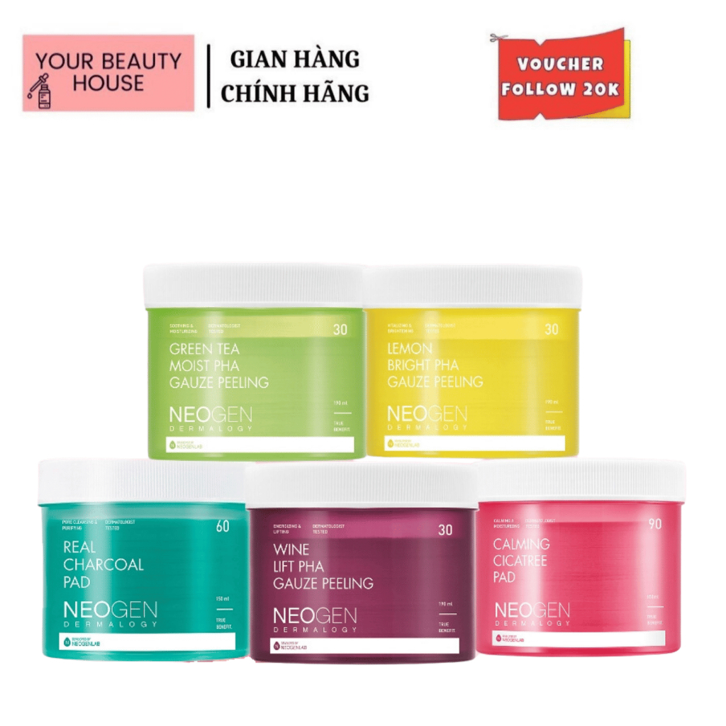 [Neogen Dermalogy] Toner Pad Cấp Ẩm Dưỡng Da Mịn Màng