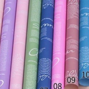 20 tờ giấy gói hoa cao cấp MIKA 2 mặt in chữ sang choảnh - HN5