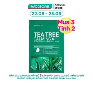 [Mã FMCGWA101 giảm 8% đơn 250K] Mặt Nạ Some By Mi Cho Da Mụn Tea Tree Calming Sheet Mask 25g