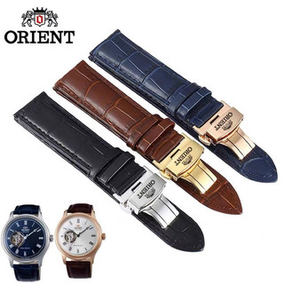 [DÂY DA ORIENT] Dây da đồng hồ Orient khóa bướm hộp gỗ