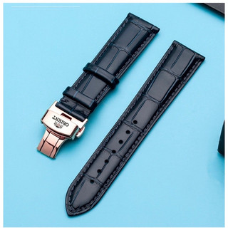 [DÂY DA ORIENT] Dây da đồng hồ Orient khóa bướm hộp gỗ