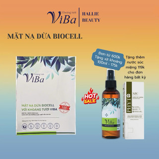 Mặt nạ dừa biocell với khoáng tươi viba