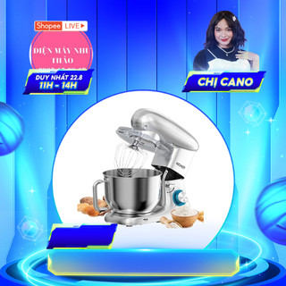 [Mã SPHACL5 giảm 6% đơn 1TR2] Máy nhào bột KICHOT 6.5L 1500W- trộn 1.2 kg bột khô - Thương hiệu Mỹ - Cam kết chính hãng