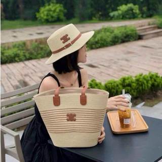 (Hàng đẹp)Set túi nón chữ X đi biển form đẹp hot trend 2024 HQC-043