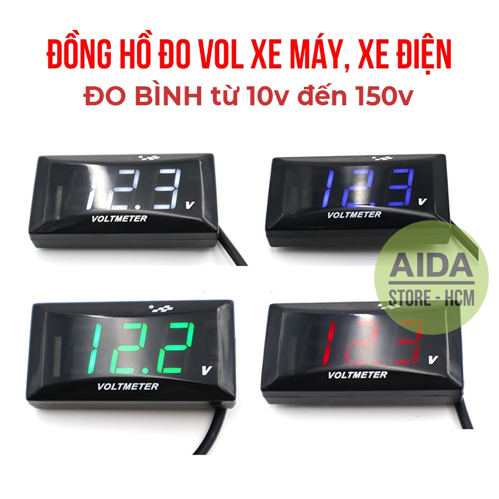 KOSO - Đồng hồ màn hình LED đo vol 10v-150v