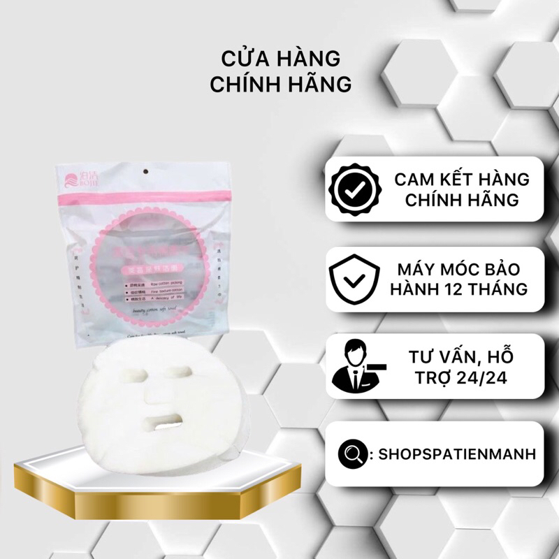 Mặt Nạ Giấy Khô Cao Cấp Bịch 100 Miếng