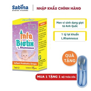 Men vi sinh InfaBiotix  - Probiotic đặc chế cho trẻ sơ sinh từ 1 tháng và trẻ nhỏ 7ml