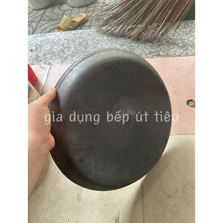 Chảo bột chiên 40cm (chất liệu gang đen)