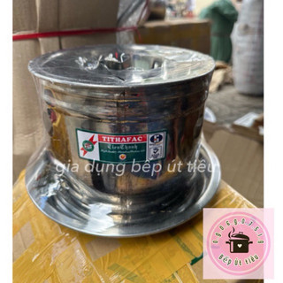 Lẩu bếp cồn 1 người ăn inox 430