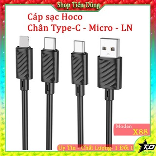 Cáp sạc điện thoại chân Type-C Hoco X88 giá thành rẻ chất lượng