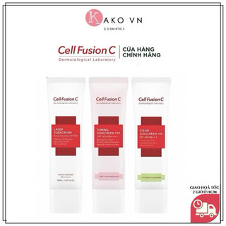 Kem chống nắng Cell Fusion C Laser / Clear / Toning Suncreen Đỏ / Xanh