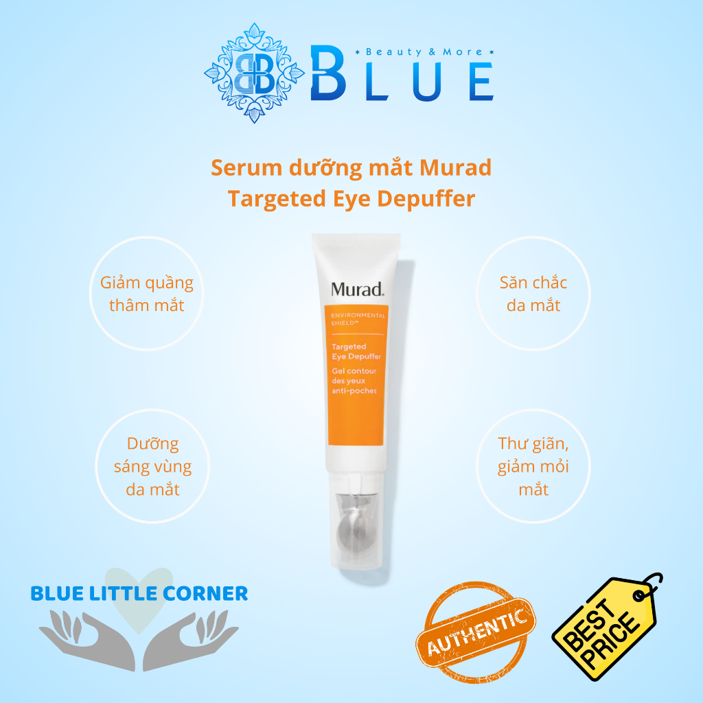 Serum dưỡng mắt Murad Targeted Eye Depuffer