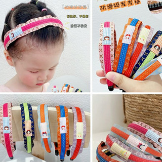Băng đô vải thêu họa tiết dễ thương phong cách retro cho bé