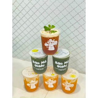 Combo 50 ly nhựa đáy bầu trơn cao cấp 360ml/500ml/700ml không nắp