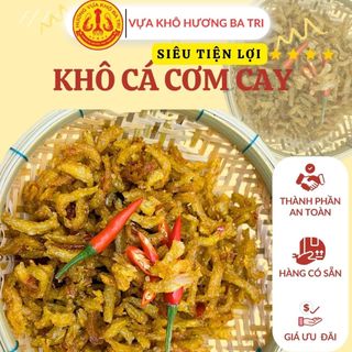  Cá Cơm Rim Tỏi Ớt Loại Ngon 500G Hương Ba Tri Khô cá cơm mờm cá cơm cay cá cơm giòn ăn liền - CCAL 