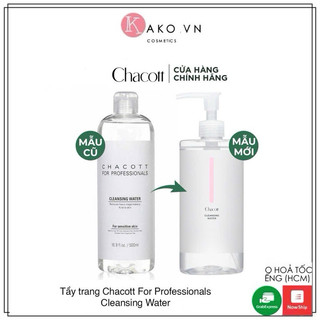 Nước tẩy trang Chacott For Professionals Cleansing Water, 500ml