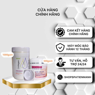 Kem Massage Mặt, Kem Massage Collagen 1000g, Kem Massage Collagen 500g