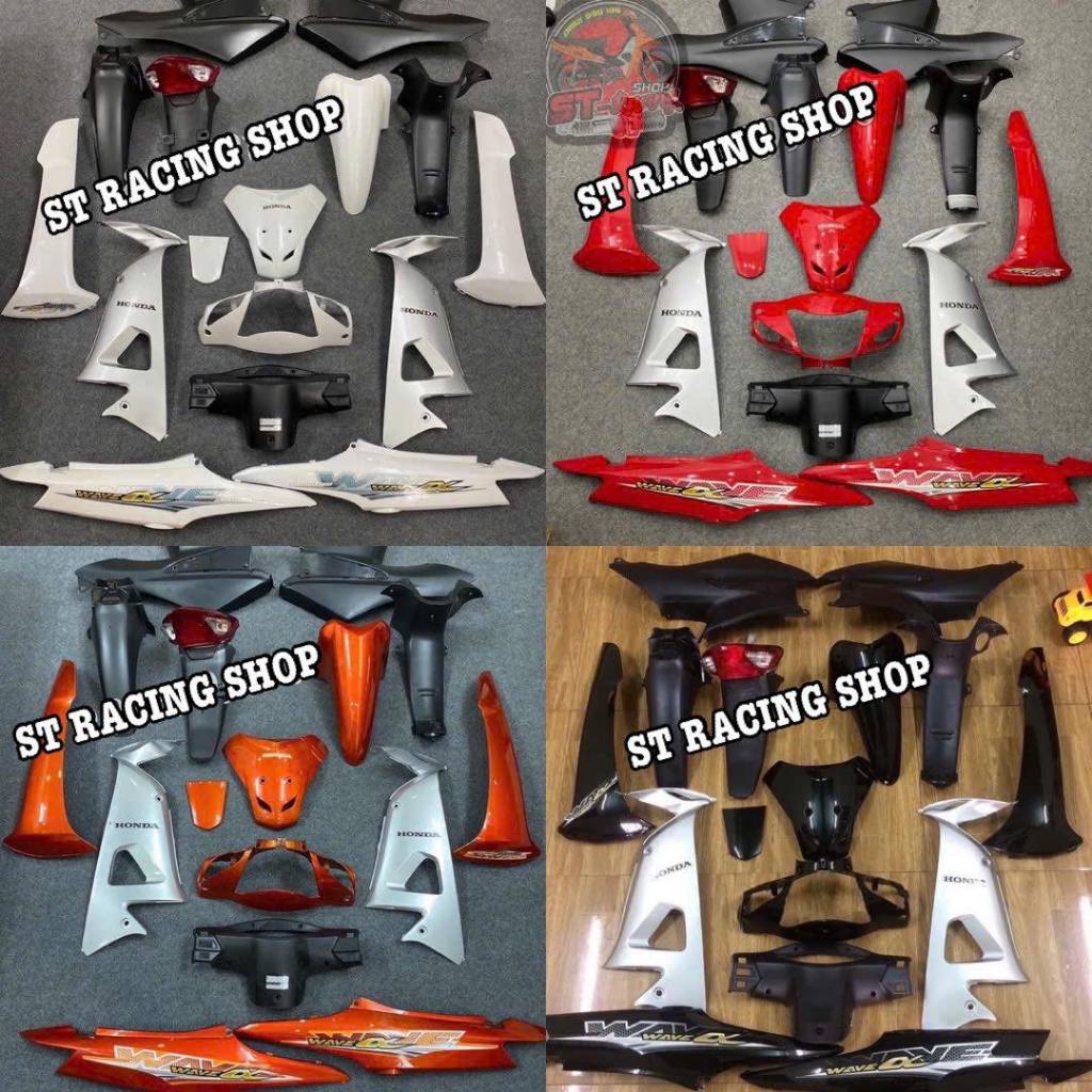  DÀN ÁO - BỘ VỎ NHỰA Áo Xe Wave Anpha 50 100cc Wave RS Wave S. Bộ Vỏ nhựa cao cấp CỰC ĐẸP ! 
