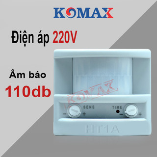 Báo Động Chống Trộm Cảm Biến Hồng Ngoại HT1A, Chống trộm hồng ngoại HT1A dùng nguồn 220V KOMAX