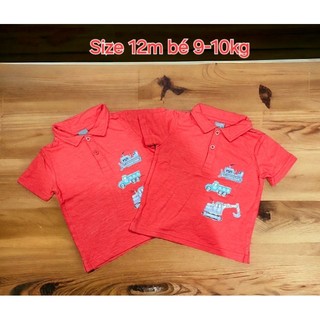 Áo bé trai xuất dư ( Size 12m ) Chất cotton
