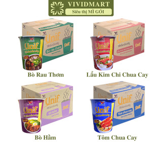 - uni-president - mì unif ly 4 vị: bò rau thơm, lẩu kim chi chua cay, tôm chua cay, bò hầm