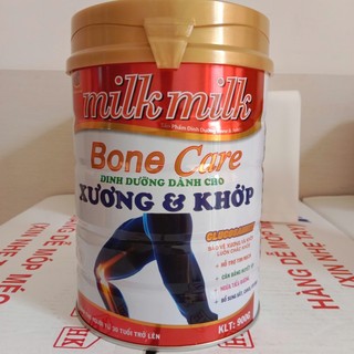 Sữa xương khớp, tiểu đường, huyết áp Milkmilk Bonecare lon 900G (Chính hãng)