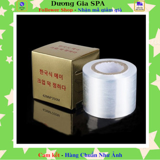 Cuộn nilon tê môi, màng nilon ủ tê lông mày, môi, tê môi. mí 42mm-200mm