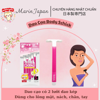 (Hàng Nhật Bản) Dao cạo body,mặt, má , ria mép,chân, tay, nách 2 lưỡi dao kép Chick chính hãng