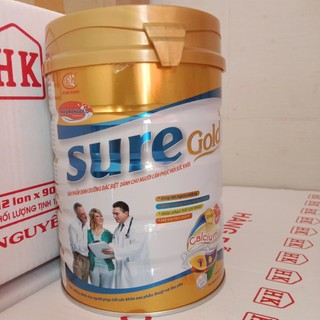 Sữa phục hồi sức khỏe Milkmilkgold Sure Gold 900g- dinh dưỡng tốt nhất cho người sau mổ, người già, người ốm gầy yếu