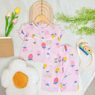 TOLEXINH [9kg-20kg] Bộ tole tay ngắn quần dài bé gái - Vải loại 1 [FREESHIP]