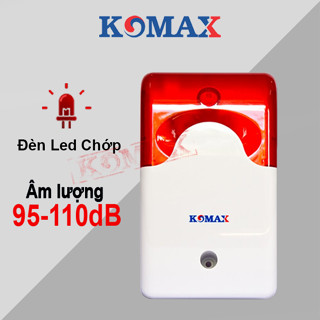 CÒI HỤ BÁO ĐỘNG KÈM ĐÈN CHỚP LED có 3 điện áp riêng biệt 12V, 24V và 220V, còi báo trộm báo cháy