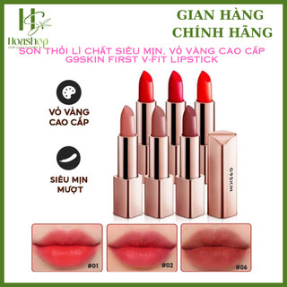Son Thỏi Lì Chất Siêu Mịn, Thiết Kế Siêu Xịn G9Skin First V-Fit Lipstick